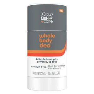 Dove Men +Care Whole Body Deo Stick Men's Deodorant, Shea Butter & Cedar 2.6 oz - Picture 1 of 9