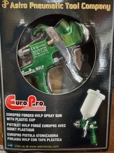 ASTRO PNEUMATIC EUROHV105 1.5Mm Europro Hvlp Spray Gun With Plastic Cup - Picture 1 of 1