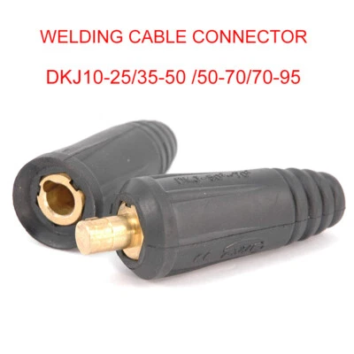 Dinze Dinse Type Welding Connectors - Cable Plug (Male) or Socket (Female) New