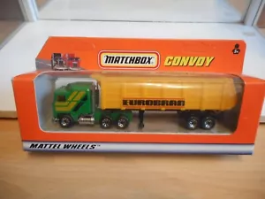 Matchbox Convoy Kenworth Dump Set "Eurobran" in grün/gelb in Box - Bild 1 von 1