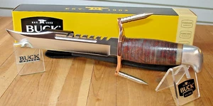 SUPERB JOE HOUSER CUSTOM BUCK KNIFE 120 GENERAL 184 STYLE COPPER GUARD & PINS - Picture 1 of 20
