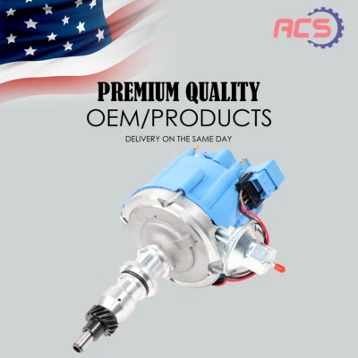 FORD F-150 F-250 E-100 E150 300 INLINE SIX 6 CYLINDER OEM DISTRIBUTOR BLUE HEI — 第 1/4 张图片
