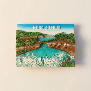 Nusa Penida Fridge Magnet Refrigerator Sticker Decor Resin Indonesia Souvenir - Picture 1 of 4