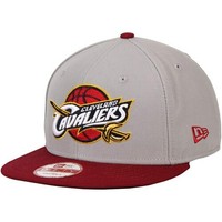 New Era Cleveland Cavaliers Gray Team 9FIFTY Snapback Adjustable Hat