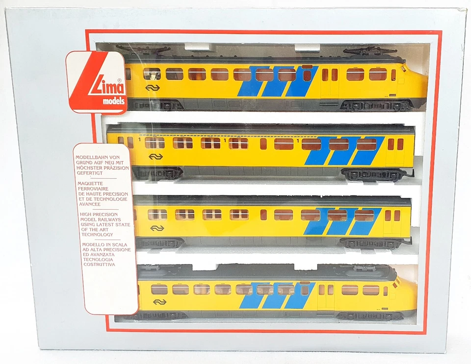 Lima HO 1:87 Dutch NS Railways MAT 54 DOGHEAD All Stations Stop Multiple Unit MB - Image 1 of 4