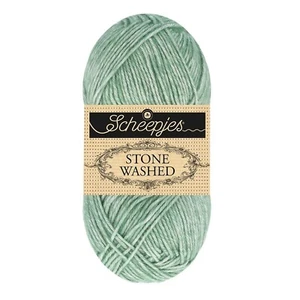 Scheepjes Yarns ::Stone Washed #848:: cotton blend Soft Epidote - Picture 1 of 6