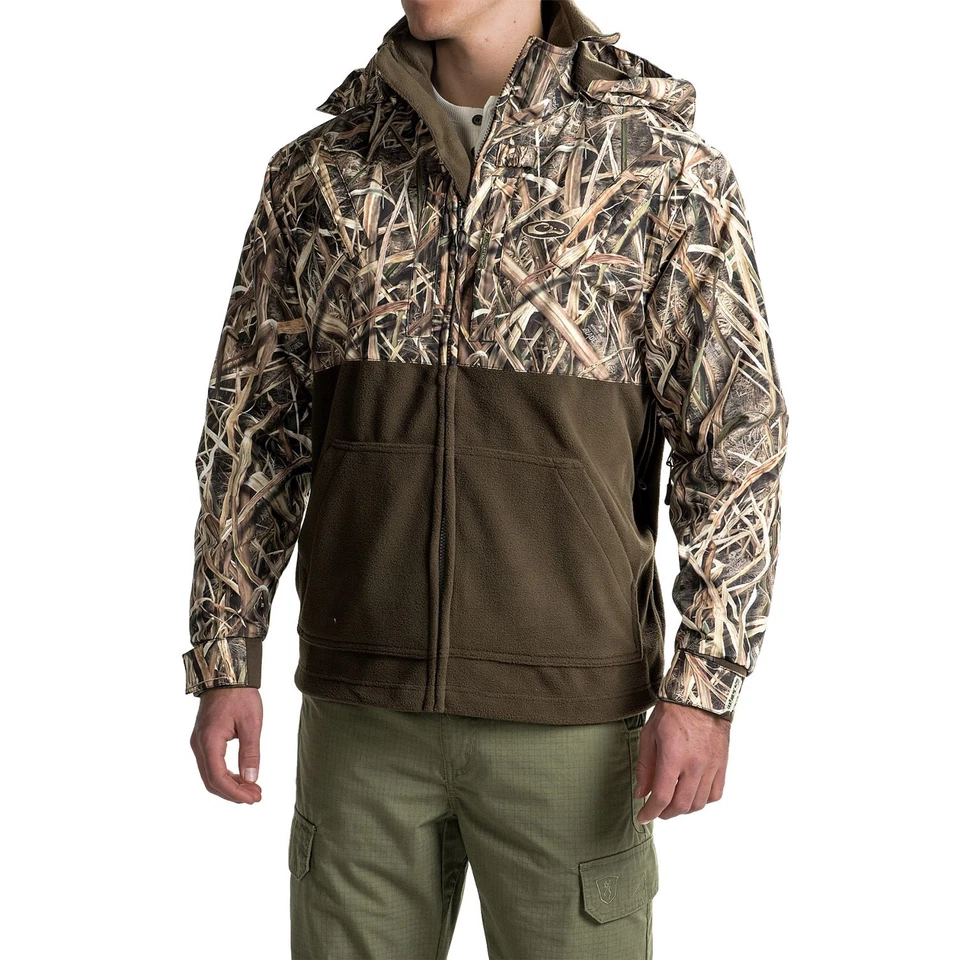 Drake MST Eqwader Deluxe Full Zip Hunting Jacket Mossy Oak SGB Camo Size 3XL - Image 1 of 1