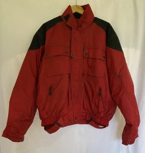 Mens Frank Thomas Motorcycle Jacket Red UK Size Large Armoured Motorbike Jacket - Picture 1 of 19