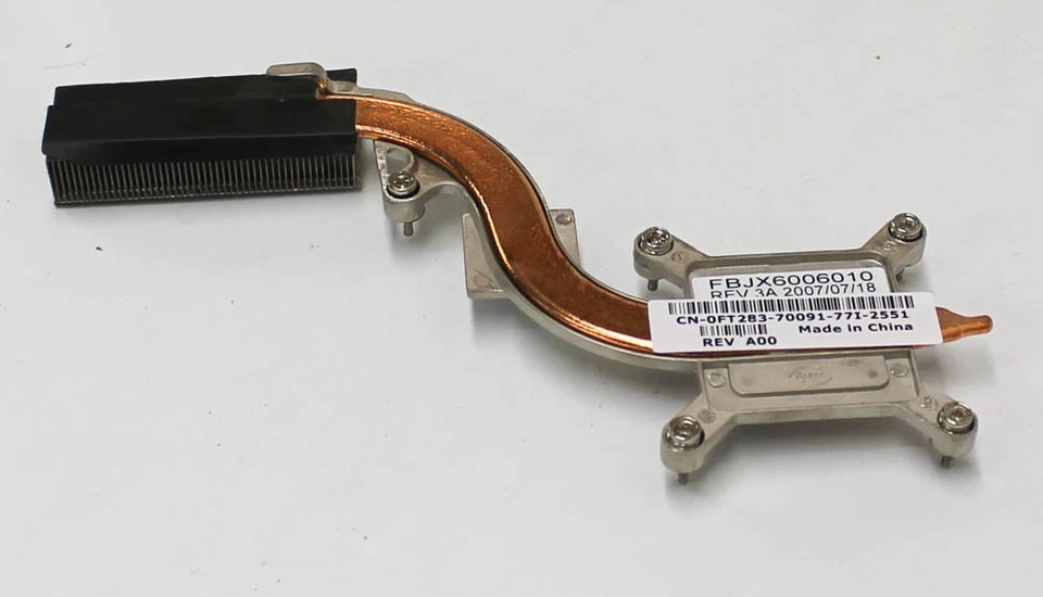 DISIPADOR TÉRMICO REFRIGERACIÓN CPU FT283 DELL LATITUDE D531 XPS H2C SERIE "GRADO A" Foto 1 de 1