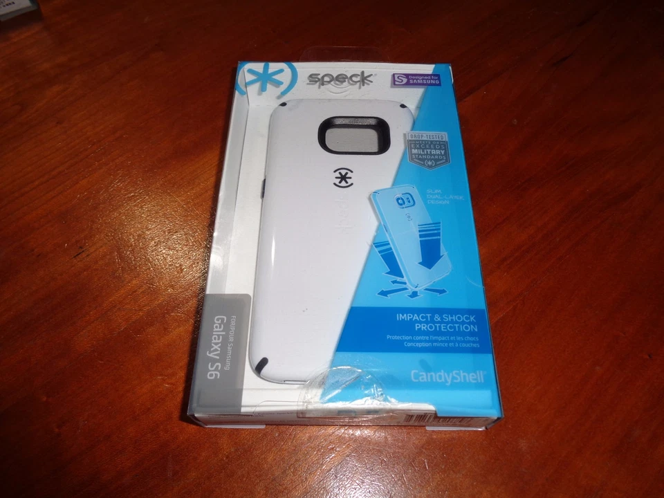 Funda Original Speck SPK-A3920 CandyShell Para Samsung Galaxy S6 Blanca ¡NUEVA EN CAJA! Foto 1 de 1