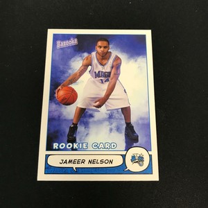 2004-05 Bazooka JAMEER NELSON Rookie #214 Orlando Magic *JU05