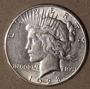 Piece Silver Dollar 1928 Nice Coin High Grade Key Date!!!