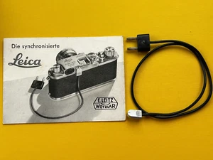 Cable sincronizado Leica e instrucciones La Leica sincronizada. - Imagen 1 de 2