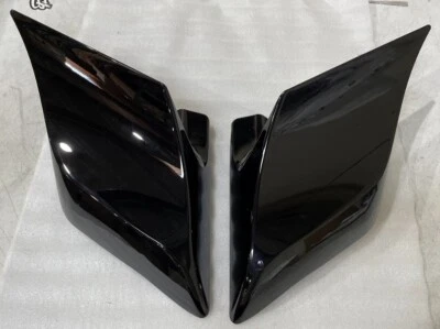OS&D Vivid Black ABS Stretched Extended Side Cover Panel For 2014+ Harley - Image 1 of 4