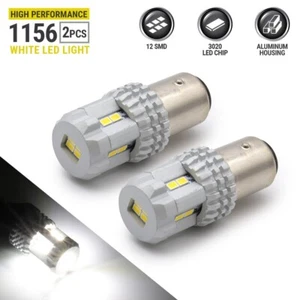 2x 1156 bombillas LED blancas para bombillas de reversa/retroceso - Imagen 1 de 7