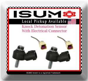 Juego de 2 sensores de golpe 12570215 con conector para: GM Hummer Isuzu Saab Saturn - Imagen 1 de 7