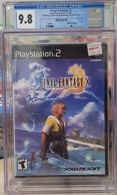 CGC 9.8 PS2 Final Fantasy X Black Label Y-Fold Seal A+ Grade HTF Mint Shape - Image 1 of 4