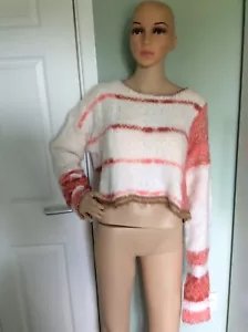 Free People Emerson Pullover, Creme, XL - Bild 1 von 5
