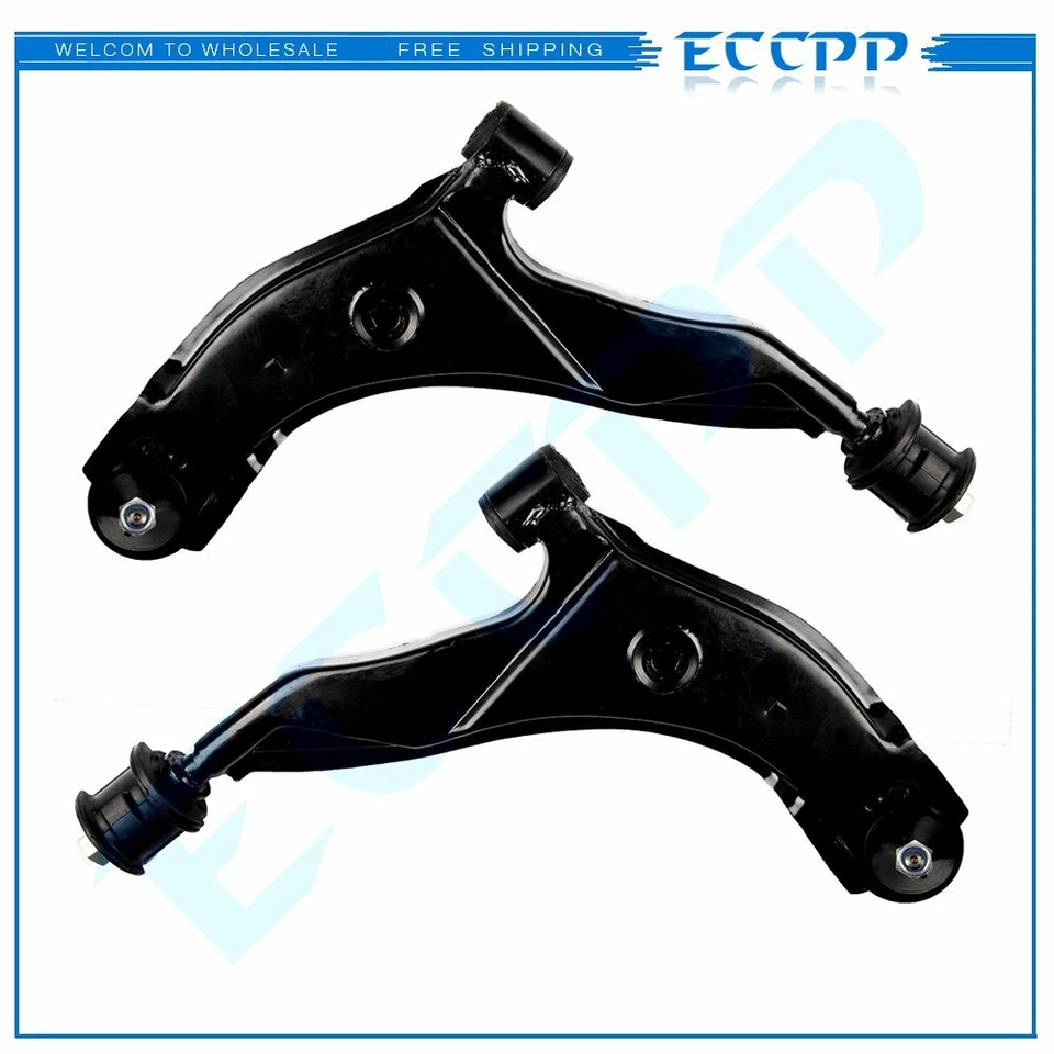 Brazos de control inferiores de suspensión delantera Hyundai Accent 1995-1997 1998 1999 2 piezas Foto 1 de 4