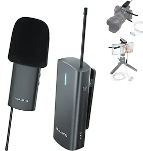 Wireless Lavalier Microphone Audio Video Recording Mini Mic For Android/iphone - Picture 1 of 9