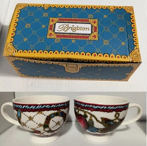 Brighton 2er Set Tee Kaffee Jewel & Love Limited Edition 13 Unzen Tassen OFFENE BOX - Bild 1 von 14