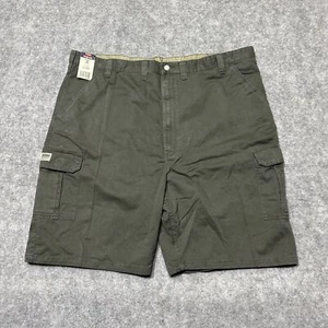 New Wrangler Hero Originals Men's Loose Fit Twill Cargo Shorts Size 46 Green - Picture 1 of 10