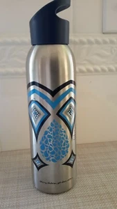 Starbucks 2008 Stainless Steel Water Bottle 24 fl oz Helping Children... Pre-own - Picture 1 of 9