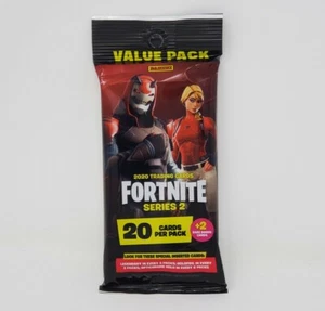 Panini Fortnite Series 2 2020, paquete de valor de 20 cartas + 2 raras - sellado de fábrica - Imagen 1 de 2
