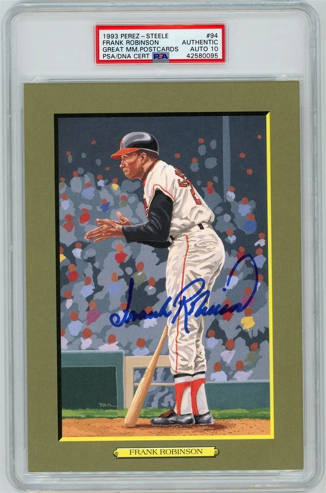 Frank Robinson Signed Perez Steele Great Moments - PSA DNA 10 - Image 1 of 1
