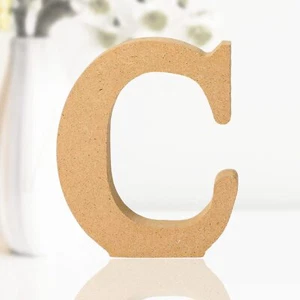 4 Inch Designable Wood Letters Unfinished Wood Letters for Wall Decor Decorat... - Picture 1 of 7