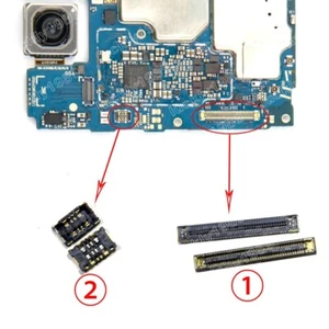 2 X Connettore principale spina LCD FPC USB scheda batteria per Samsung A34 5G A346 - Foto 1 di 7