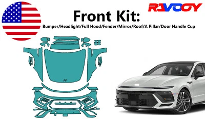 For Hyundai Sonata N Line 2024-2025 Front Paint Protection Film PreCut Kit PPF - Image 1 of 4