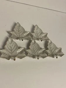 5 Maple Leaf With Gold Trim Excellent Condition Made In Japan - Picture 1 of 4