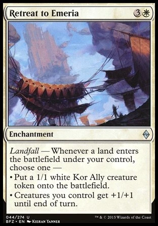 MTG Magic the Gathering Retreat to Emeria (44/313) Battle for Zendikar NM - Image 1 of 1