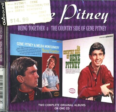 BEING TOGETHER & THE COUNTRY SIDE OF GENE PITNEY & MELBA MONTGOMERY SEQUEL UK CD — 第 1/3 张图片