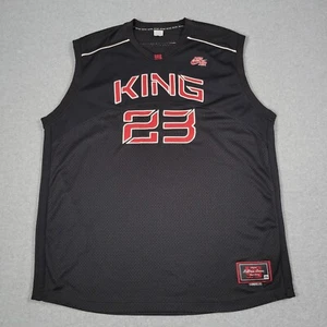 Vintage LeBron James Jersey Men 3XL Black Nike Y2K King 23 Gray Label Limited - Picture 1 of 12