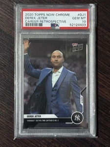 2020 Topps Now Chrome Derek Jeter Career Retrospective - Derek Jeter #DJ-1 /3664 - Picture 1 of 2