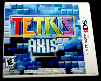 NINTENDO 3DS TETRIS AXIS CIB AUTHENTIC TESTED WORKING COMPLETE XL LITE PUZZLE - Image 1 of 4