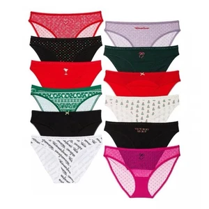 Victoria's Secret Bikinihöschen Medium 12 Stück Urlaub Adventskalender VERBEULTE BOX - Bild 1 von 9