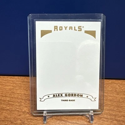 2006 Topps Alex Gordon #297 Royals Blank Gold - Image 1 of 2