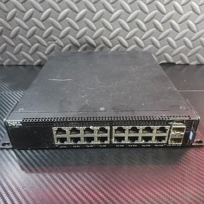 Dell X1018 16-Port Gigabit Ethernet Smart Managed Network Switch - SOLD AS IS - Image 1 of 4