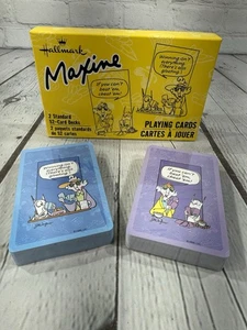Hallmark Maxine 2 Decks Spielkarten Lustig / Humor NEU Sealed Box - Bild 1 von 5