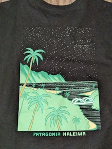 RARE Patagonia Haleiwa Hawaii Anahulu Bridge T-Shirt Men's Lrg Responsibili-Tee - Picture 1 of 12