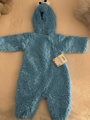 Pottery Barn Kids Sesame Street Cookie Monster Baby Costume 6-12 Months New - Image 1 of 4