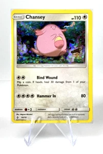 2018 Pokemon Chansey 10/12 McDonald's Promo Holo Card - Picture 1 of 8