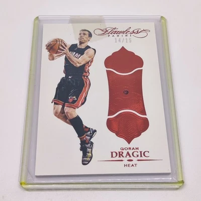 2015-16 Panini Flawless Diamond Ruby GORAN DRAGIC /15!! - Image 1 of 2