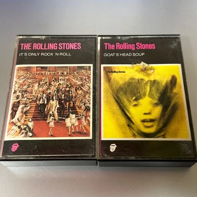2 x rolling stones goat head soup & its only rock n roll cassette tapes tested ! - Image 1 of 4