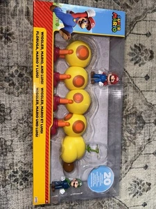 Jakks Pacific Super Mario Wiggler Luigi set World of Nintendo - Picture 1 of 2