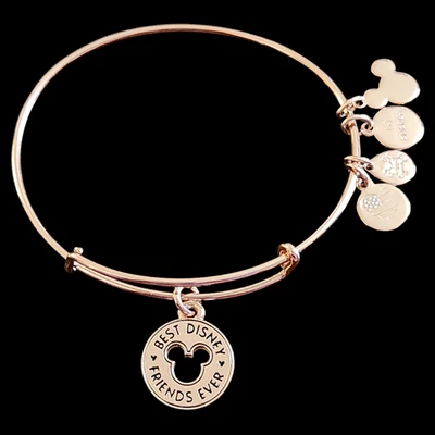 Pulsera Alex And Ani Parks Disney Best Disney Friends Ever Oro Rosa Nueva Sin Etiquetas Foto 1 de 3