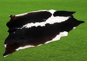 100% New Cowhide Rugs Area Cow Skin Leather (72" x 62") cow hide SA-3769 - Picture 1 of 3